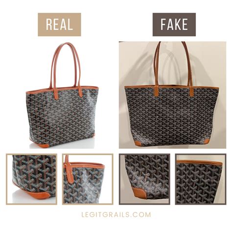 goyard case real vs fake|genuine goyard bag.